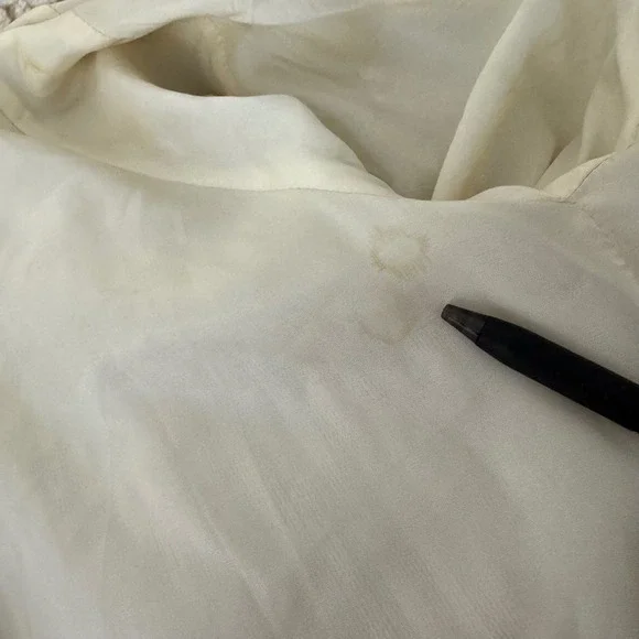 Vintage Sarah-Jane Blonde Faux Fur Snap Front Swing Jacket Size 12 - Picture 11 of 14